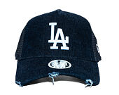 Dámská Kšiltovka New Era - MLB Denim 9FORTY Trucker - LA Dodgers - Navy