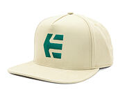 Kšiltovka Etnies - Icon Snapback - Tan/Green