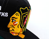 Kšiltovka Mitchell & Ness - NHL Big Time Snapback - Chicago Blackhawks - Black