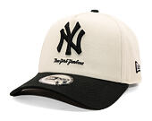 Kšiltovka New Era - MLB Mythical 9FORTY A-Frame - NY Yankees - Ivory / Black