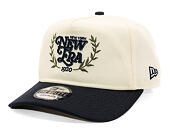 Kšiltovka New Era - Branded Heritage Graphic GOLFER - Ivory / Navy