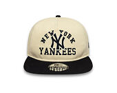 Kšiltovka New Era - MLB Heritage Pre-Curved Golfer 19TWENTY - New York Yankees - Cream / Navy