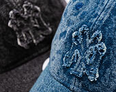 Dámská Kšiltovka New Era - MLB Wash & Distressed Denim 9TWENTY - NY Yankees - Pastel Blue