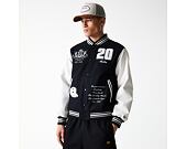 Bunda New Era - Patch Varsity Jacket - Black