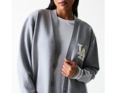 Svetr New Era - MLB Cardigan Knit - LA Dodgers - Heather Grey