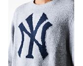 Svetr New Era - MLB Sweater Knit - NY Yankees - Heather Grey