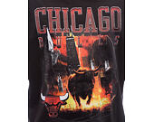Triko New Era - NBA Washed Graphic Tee - Chicago Bulls - Black