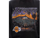 Mikina New Era - NBA Washed Graphic Crewneck - LA Lakers - Black