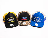Kšiltovka Brixton - Ford Built Tough Mp Trucker Hat - Burnt Rubber/Empire Yellow