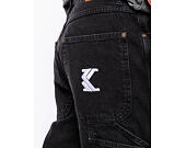 Pracovní Kalhoty Karl Kani - Retro Baggy Workwear Denim - vintage black