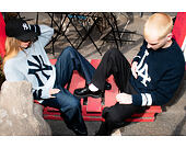 Svetr New Era - MLB Sweater Knit - LA Dodgers - Navy