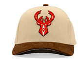 Kšiltovka Mitchell & Ness - Tawny Pro Crown - Milwaukee Bucks - Sand/Brown