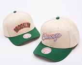 Kšiltovka Mitchell & Ness - Green Orange Pro Crown - Brooklyn Nets - Sand/Green