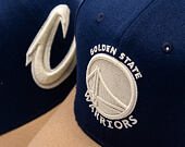Kšiltovka Mitchell & Ness - Sand Storm Classic Red - Golden State Warriors - Navy/Sand