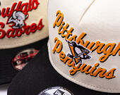 New Era - NHL Chainstitch 9FIFTY A-Frame - Pittsburgh Penguins - Chrome White