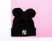 Womens Beanie New Era - MLB Double Pom Beanie - NY Yankees - Black / White