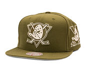 Cap Mitchell & Ness - NHL Fashion Basic Snapback Vntg - Anaheim Ducks - Olive