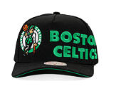 Kšiltovka Mitchell & Ness - NBA Busted Pro - Boston Celtics - Black