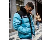 Péřová Bunda Karl Kani - Retro Essential Puffer Jacket - Blue