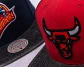 Kšiltovka Mitchell & Ness - NBA Denim Patchwork - Chicago Bulls - Red