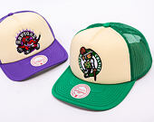 Kšiltovka Mitchell & Ness - NBA Vintage Block Trucker - Boston Celtics - Cream