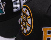 Kšiltovka Mitchell & Ness - NHL Busted Pro - Boston Bruins - Black