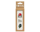 Pin New Era - Branded 3× Cap Pin Set - Silver