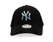 Womens Cap New Era - MLB Womens Metallic Logo 9FORTY - NY Yankees - Black / Ink Purple