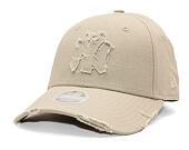 Womens Cap New Era - MLB Distressed 9FORTY - NY Yankees - Stone