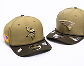 Cap New Era - NFL25 "Salute to Service" - 9SEVENTY Stretch-Snap - Minnesota Vikings 