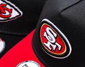 Cap New Era - NFL Charcoal Drop 9FORTY A-Frame - San Francisco 49Ers - Steel Clouds / Scarlet