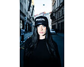 Mitchell & Ness Pinscript Redline Snapback Branded Black / White Cap