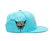 Kšiltovka Reflection Luxury Shine Loud Snapback - Baby Blue / White