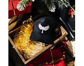 Kšiltovka Reflection Luxury Velvet Rhinostones Black / White