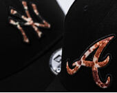 Cap New Era - Animal Pack 9FORTY MLB Faux Pony Cow Infill - Atlanta Braves