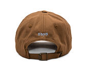 8by8 Dadcap - "running late is my cardio" - Brown/Sky Blue