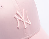 Womens Cap New Era - MLB Satin 9FORTY - NY Yankees - Blush Pink