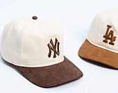 Cap New Era - MLB Suede Visor 9FIFTY A-Frame - NY Yankees - Cream
