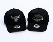 Cap New Era - NBA Metallic 9FORTY A-Frame - Chicago Bulls - Black