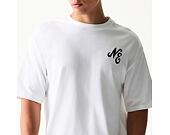 Tee New Era - Floral Graphic Oversized Tee - White