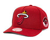 Mitchell & Ness - Miami Heat - Double Clutch Pro Snapback - Red
