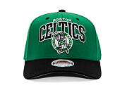 Cap Mitchell & Ness - NBA Team Arch Snapback - Boston Celtics - Green / Black