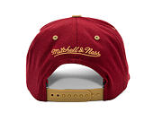 Cap Mitchell & Ness - NBA Team Arch Snapback - Cleveland Cavaliers - Dark Red / Gold