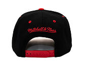 Cap Mitchell & Ness - NBA Team Arch Snapback - Chicago Bulls - Black / Red