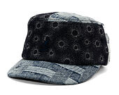 Cap Kangol - TRENDS PACK - Denim Mashup Army Cap - Blue Picnic