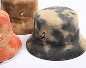 Bucket Hat Kangol - Tie Dye Knit Bucket - Black/Natural