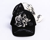 Cap Ed Hardy - Mono Giant Dragon Twill Front Mesh Trucker - Black/Black