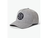 Cap Brixton - Crest MP Snapback - Heather Grey