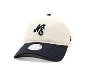 Womens Cap New Era - Branded Linen 9TWENTY - Stone / Navy
