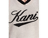 Tee Karl Kani - Cursive Varsity Crochet Boxy T-Shirt White